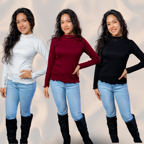 Tripack Cafarenas Princesa: Abriga con estilo, realza y combinan con todo