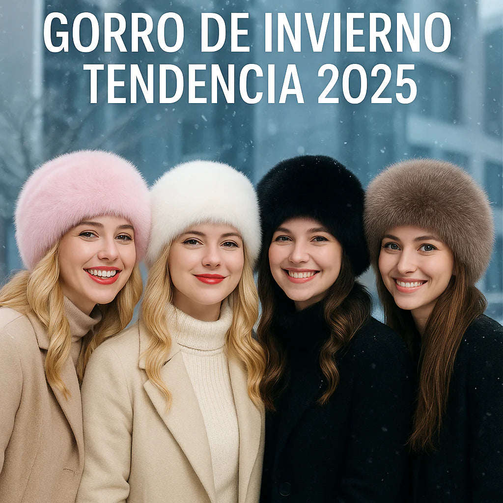 GORRO DE INVIERNO TENDENCIA 2025 - OFERTA EXCLUSIVA 50% DE DESCUENTO 😱
