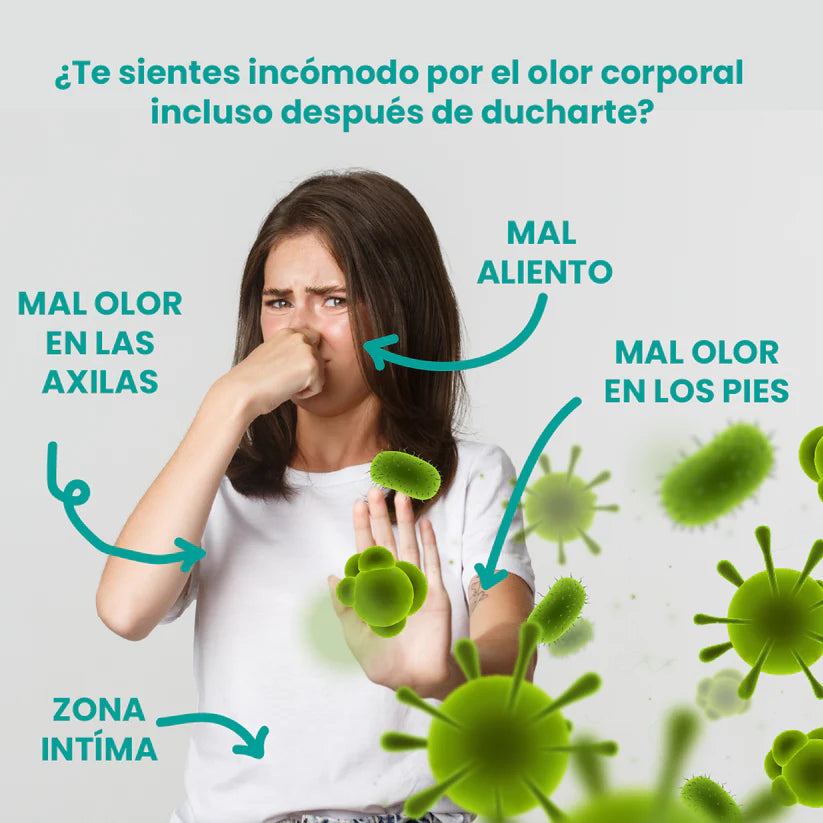 DEOS - Capsulas para eliminar malos olores corporales