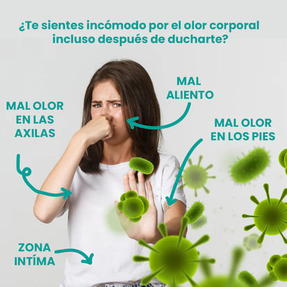 DEOS - Capsulas para eliminar malos olores corporales