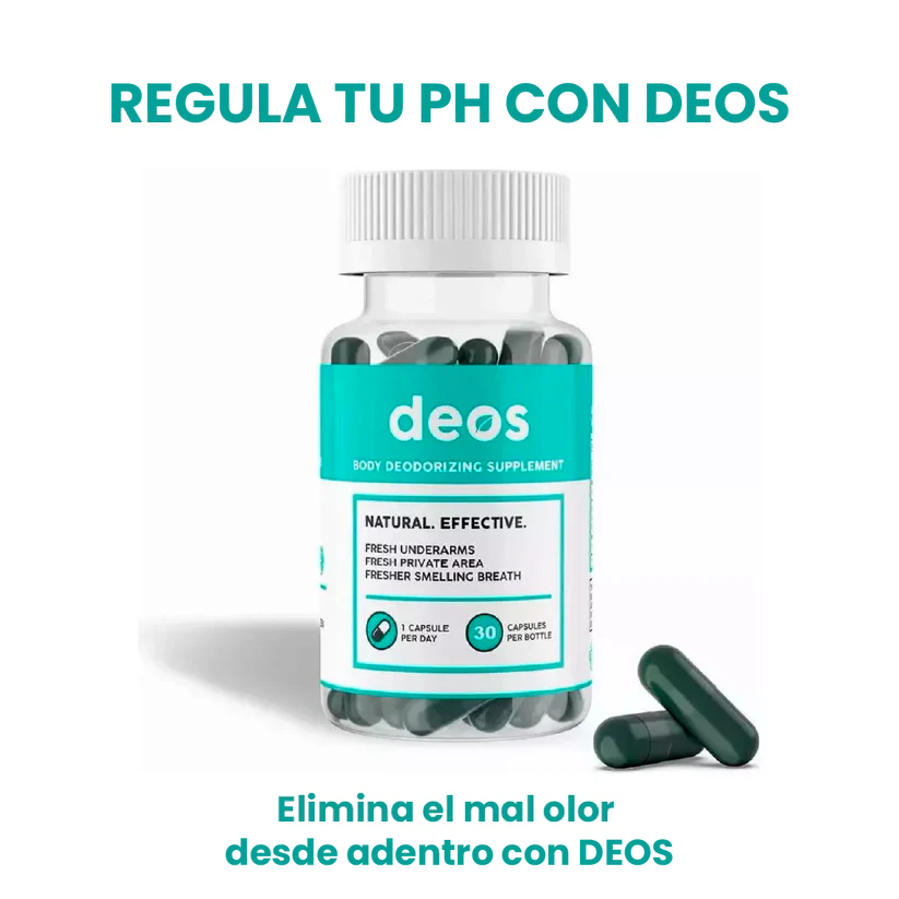 DEOS - Capsulas para eliminar malos olores corporales