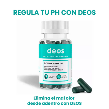DEOS - Capsulas para eliminar malos olores corporales