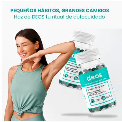 DEOS - Capsulas para eliminar malos olores corporales