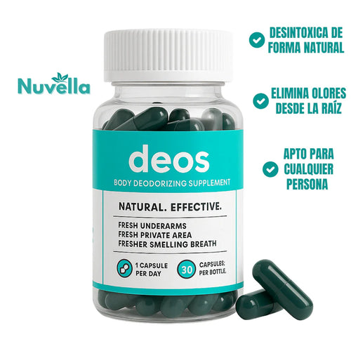 DEOS - Capsulas para eliminar malos olores corporales