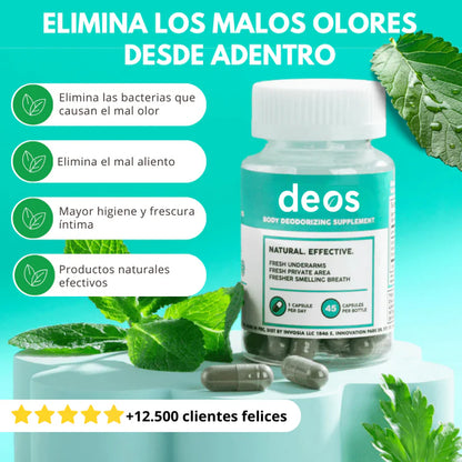 DEOS - Capsulas para eliminar malos olores corporales